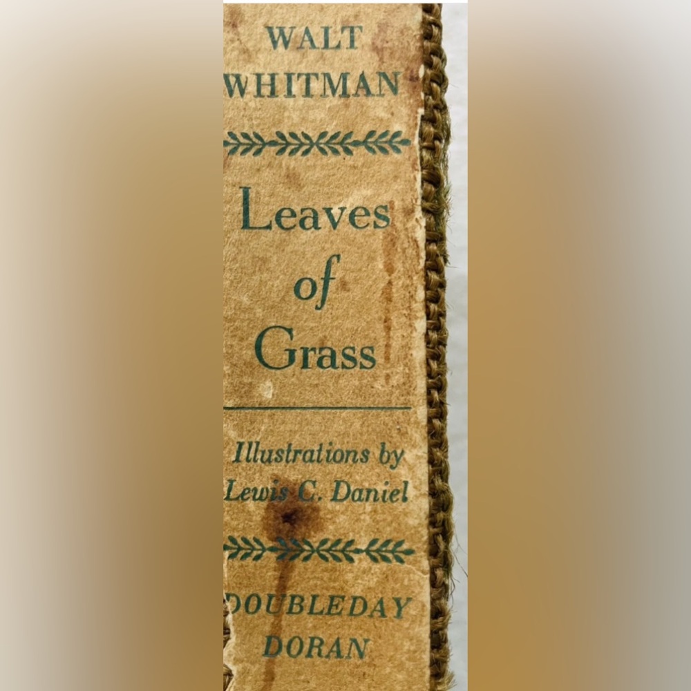 Walt Whitman Leaves of Grass Book